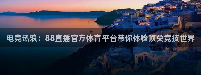 电竞热浪：88直播官方体育平台带你体验顶尖竞技世界