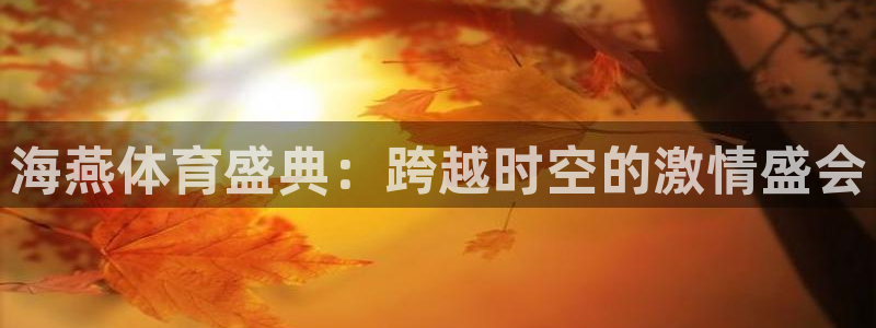 海燕体育盛典：跨越时空的激情盛会